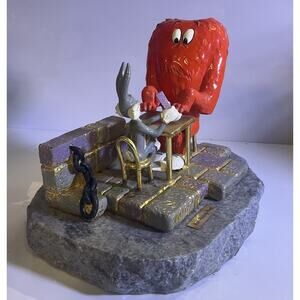 Ron Lee Bugs Bunny/Gossamer Signed Statue Warner Bros Hair Raising Hare 179/1800